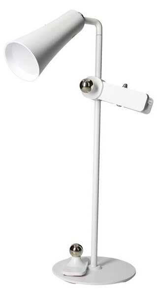 Biała lampa stołowa LED (wysokość 47,5 cm) 4in1 – Brandani