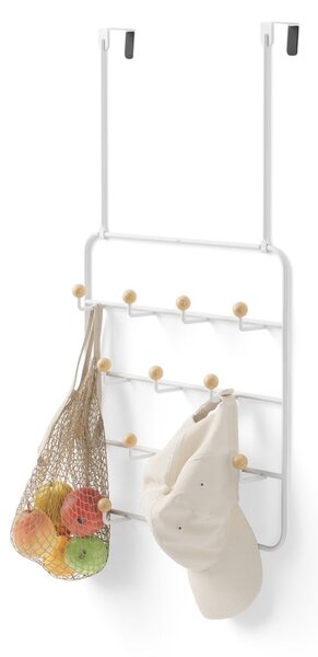 Biały metalowy wieszak na drzwi 36 cm Estique – Umbra