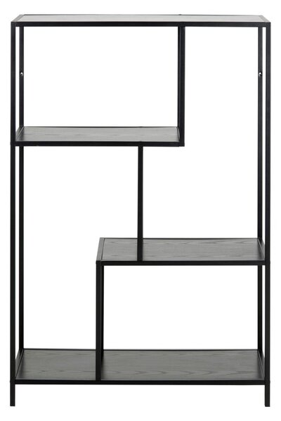 Czarny regał 77x114 cm Seaford – Actona