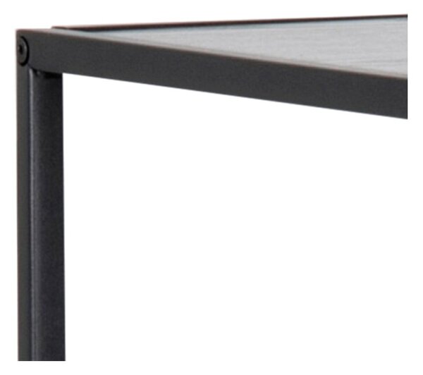 Czarny regał 77x114 cm Seaford – Actona
