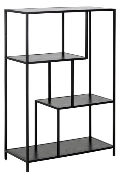 Czarny regał 77x114 cm Seaford – Actona