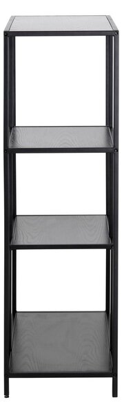 Czarny regał 77x114 cm Seaford – Actona