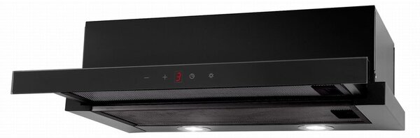Okap BERG Trip 60 Czarny 362m3/h 71dB klasa D Timer