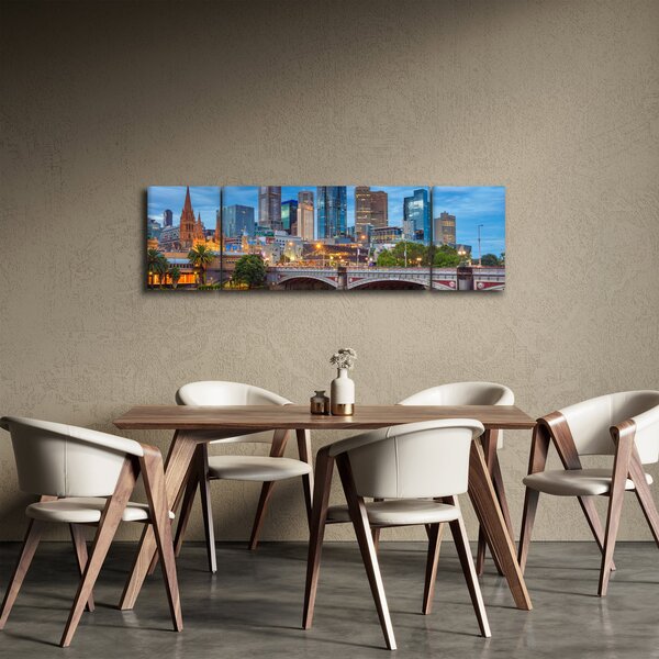 Obraz miasta Melbourne (170x50 cm)