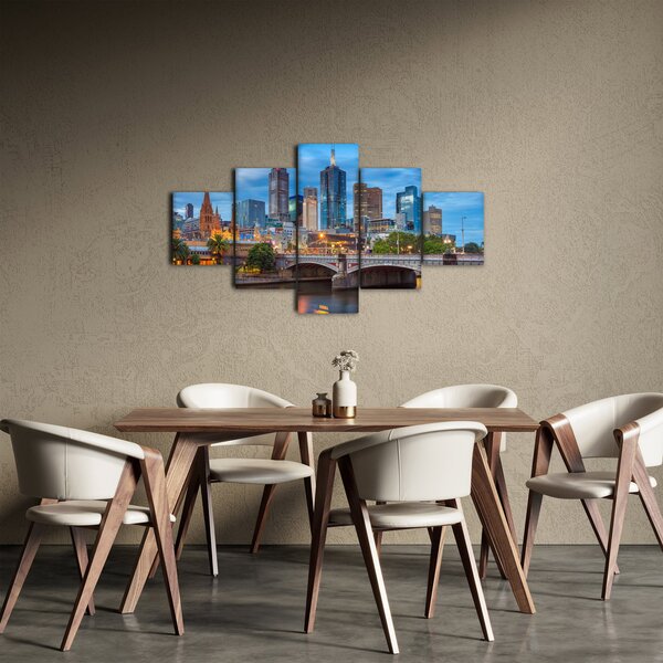 Obraz miasta Melbourne (125x70 cm)