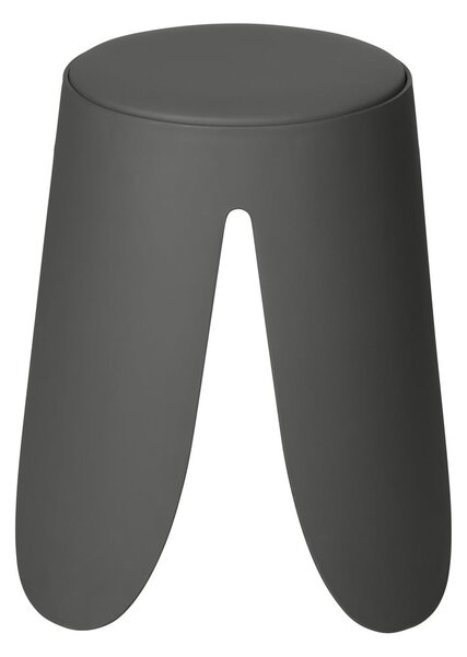 Antracytowy plastikowy stołek Comiso – Wenko