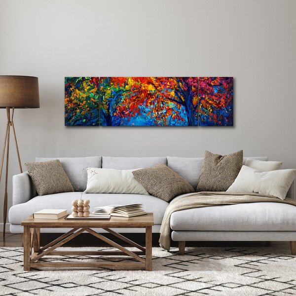 Obraz malowania natury (170x50 cm)