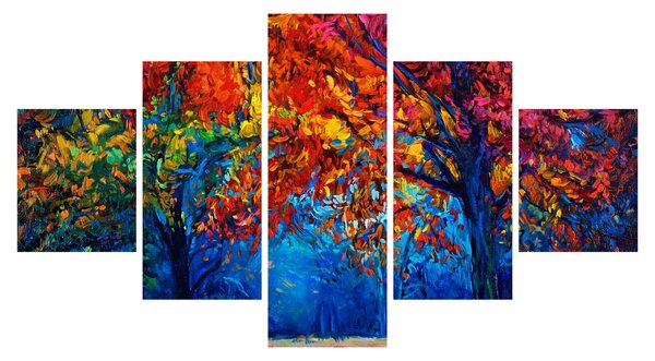 Obraz malowania natury (125x70 cm)