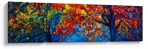 Obraz malowania natury (170x50 cm)