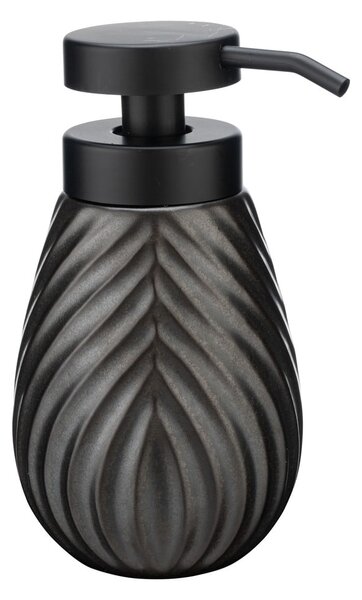 Antracytowy ceramiczny dozownik do mydła 330 ml Idro – Wenko