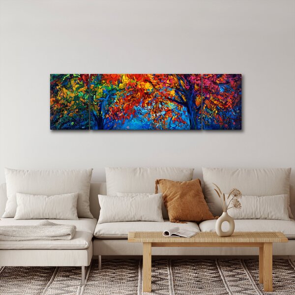 Obraz malowania natury (170x50 cm)