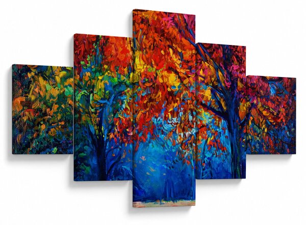Obraz malowania natury (125x70 cm)