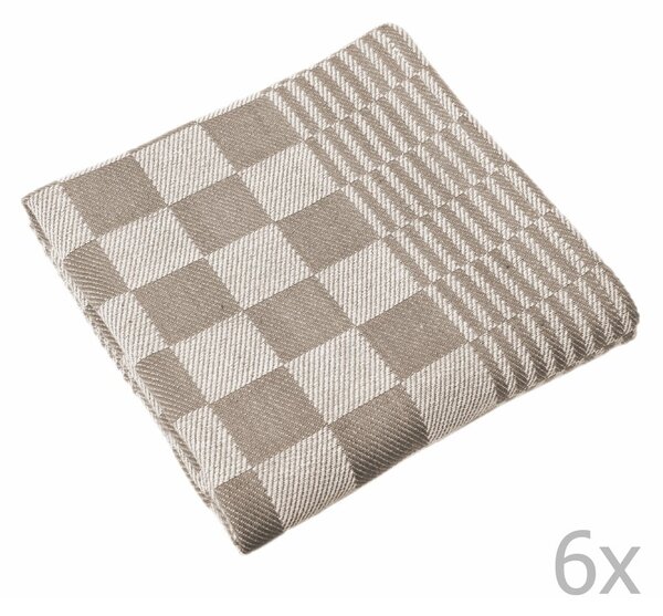 Bawełniane ścierki zestaw 6 szt. 65x65 cm Mineur – Tiseco Home Studio