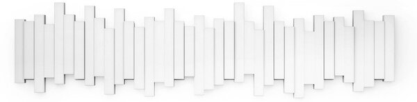 Biały plastikowy wieszak ścienny 72 cm Sticks – Umbra