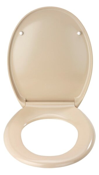 Jasnoróżowa deska sedesowa wolnoopadająca Wenko Premium Ottana, 45,2x37,6 cm
