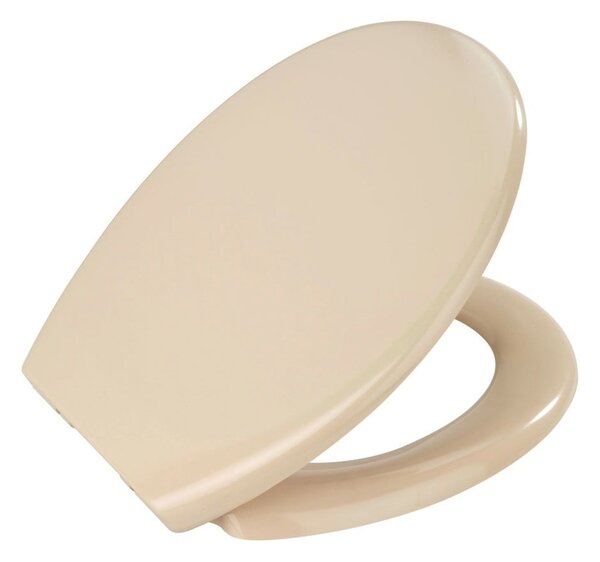 Jasnoróżowa deska sedesowa wolnoopadająca Wenko Premium Ottana, 45,2x37,6 cm