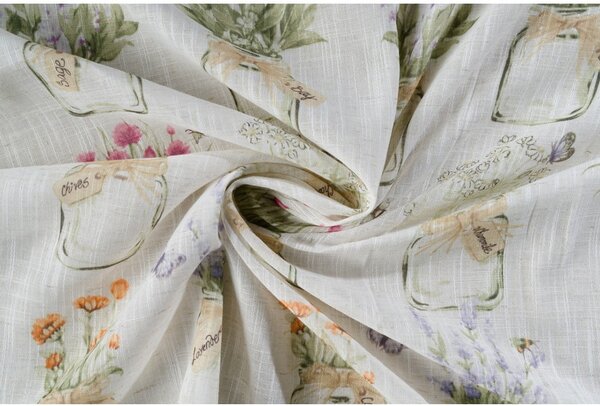 Kremowa zasłona 140x160 cm Cassia – Mendola Fabrics