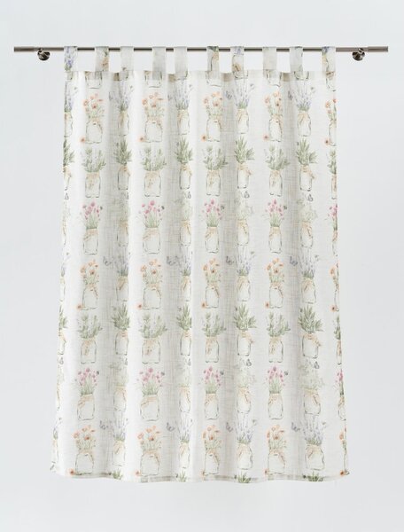 Kremowa zasłona 140x160 cm Cassia – Mendola Fabrics
