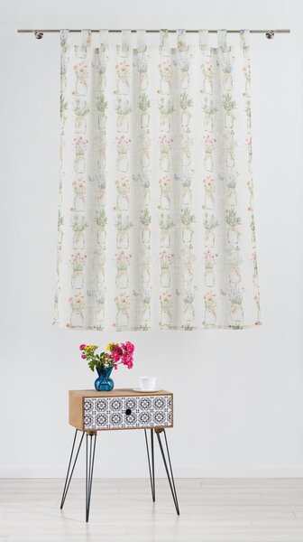Kremowa zasłona 140x160 cm Cassia – Mendola Fabrics