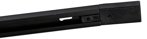 Nowoczesny system szynowy z 5 reflektorami czarny 1-fazowy - Iconic Kohua
