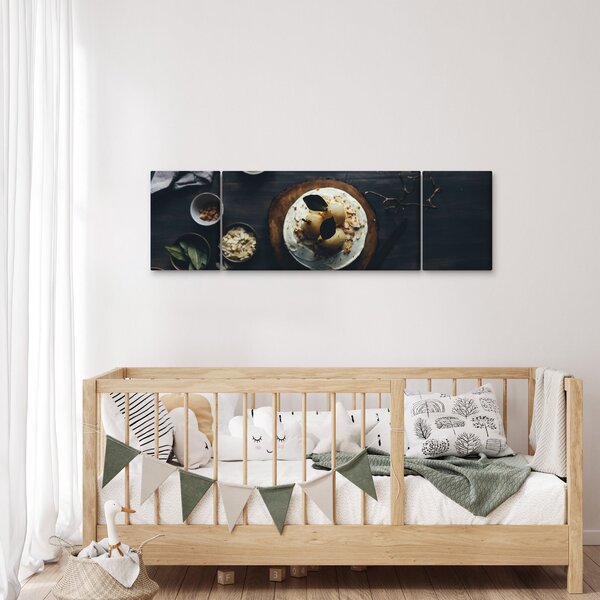 Obraz deseru na stole (170x50 cm)