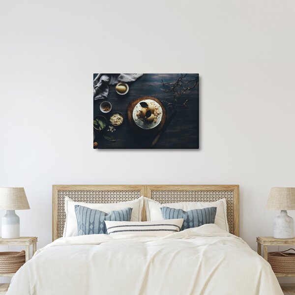 Obraz deseru na stole (70x50 cm)