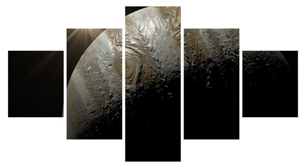 Obraz planety w kosmosie (125x70 cm)