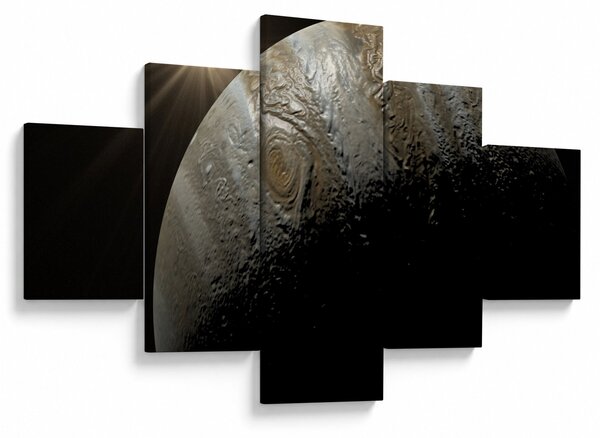 Obraz planety w kosmosie (125x70 cm)