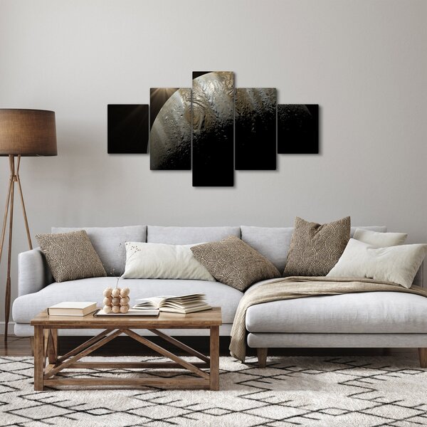 Obraz planety w kosmosie (125x70 cm)