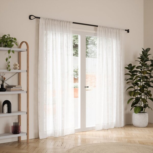 Stalowy regulowany karnisz 107 - 305 cm Loop – Umbra