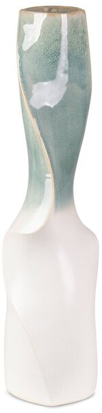 Wazon EUROFIRANY Liana 16 x 62 cm Kremowo-miętowy