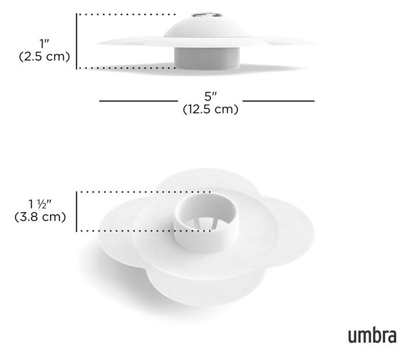 Silikonowe sitko do zlewu Bloom – Umbra