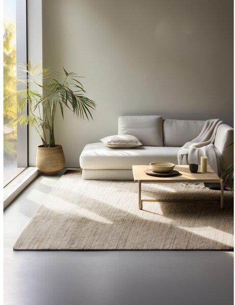 Dywan z mieszanki juty dwustronny/tkany ręcznie w jasnym naturalnym kolorze 60x90 cm Handloom – Hanse Home