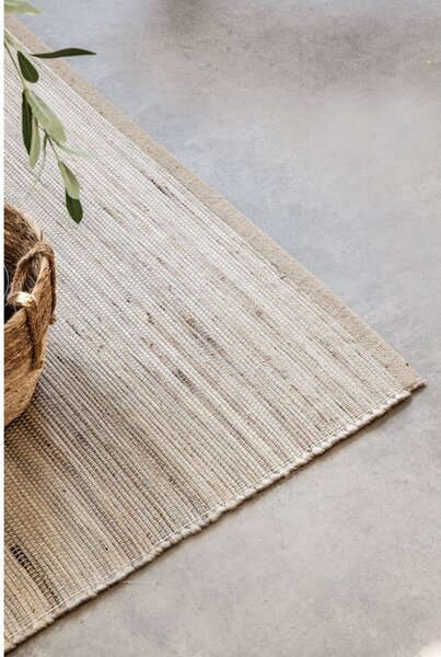 Chodnik z mieszanki juty dwustronny/tkany ręcznie w jasnym naturalnym kolorze 80x200 cm Handloom – Hanse Home