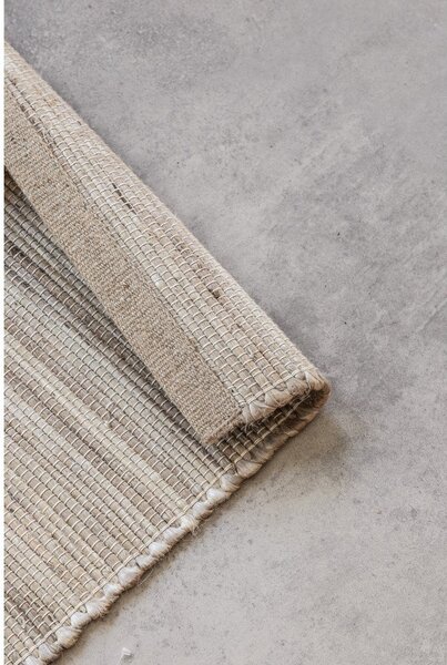 Chodnik z mieszanki juty dwustronny/tkany ręcznie w jasnym naturalnym kolorze 80x200 cm Handloom – Hanse Home