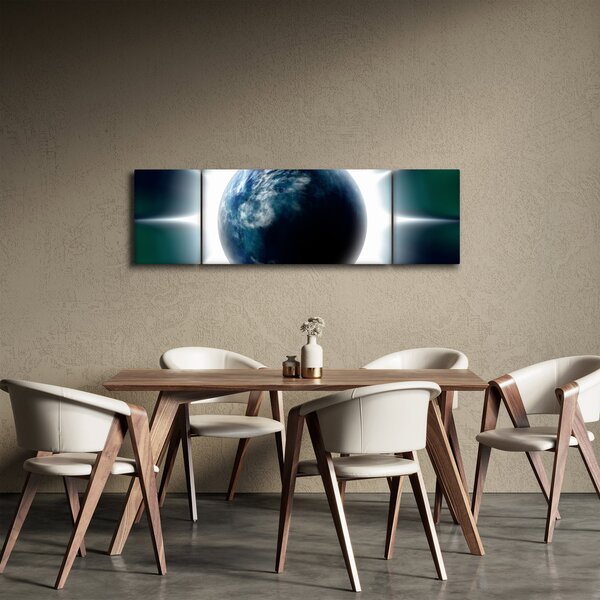Obraz napromieniowanej planety (170x50 cm)