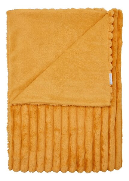 Koc z mikropluszu 130x170 cm Cosy Ribbed – Catherine Lansfield