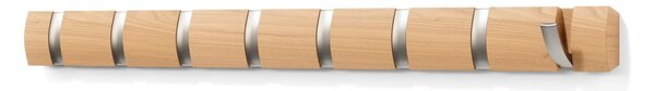 Wieszak ścienny z drewna jesionowego Flip – Umbra