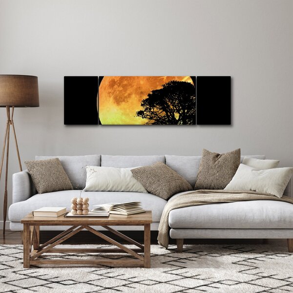 Obraz cieni w świetle księżyca (170x50 cm)