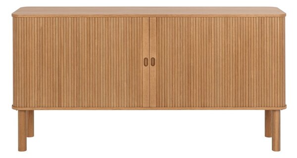 Niska komoda w dekorze dębu z drzwiami przesuwnymi 160x80 cm Langley – Actona