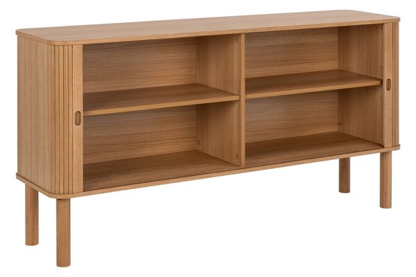Niska komoda w dekorze dębu z drzwiami przesuwnymi 160x80 cm Langley – Actona