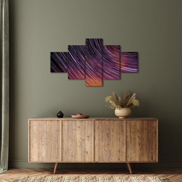 Obraz rozmytych gwiazd na niebie (125x70 cm)