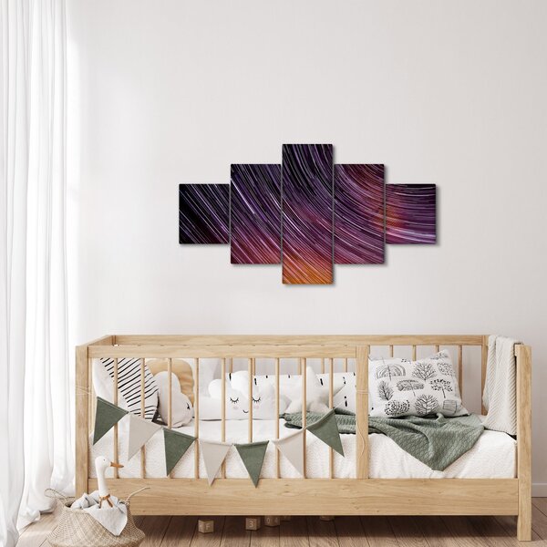 Obraz rozmytych gwiazd na niebie (125x70 cm)