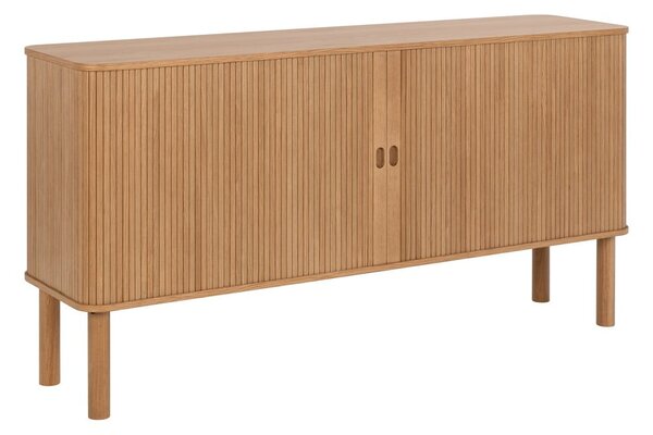 Niska komoda w dekorze dębu z drzwiami przesuwnymi 160x80 cm Langley – Actona