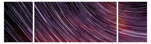 Obraz rozmytych gwiazd na niebie (170x50 cm)