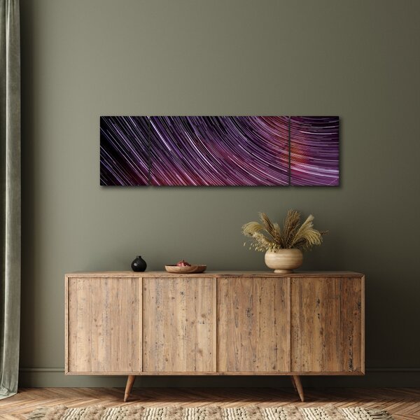 Obraz rozmytych gwiazd na niebie (170x50 cm)