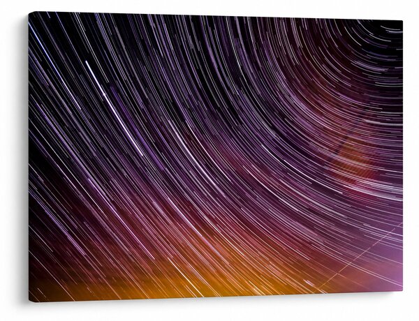 Obraz rozmytych gwiazd na niebie (70x50 cm)