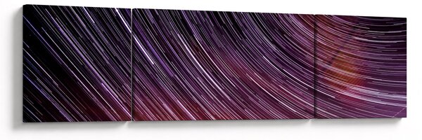 Obraz rozmytych gwiazd na niebie (170x50 cm)