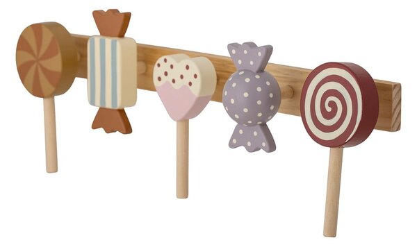 Dziecięcy wieszak ścienny z drewna sosnowego Rudy − Bloomingville Mini