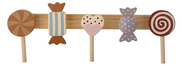 Dziecięcy wieszak ścienny z drewna sosnowego Rudy − Bloomingville Mini